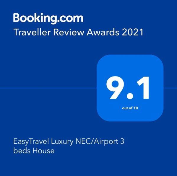 Ferienwohnung Easytravel Luxury Nec/Airport 3 Beds House Birmingham Exterior foto